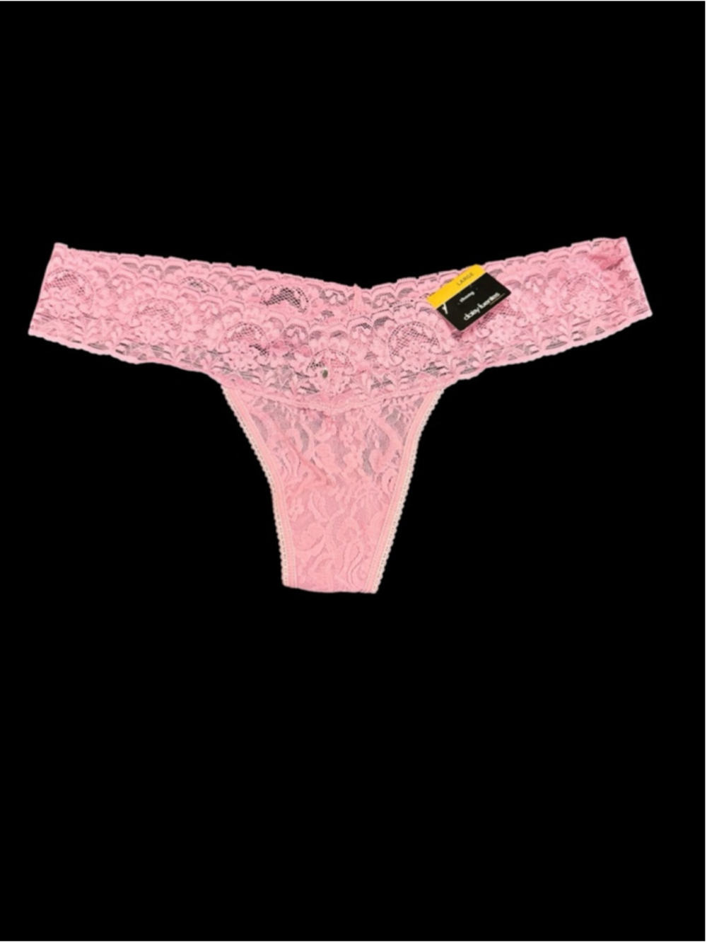 Women's Daisy Fuentes Intimates Pink Lace Thong L